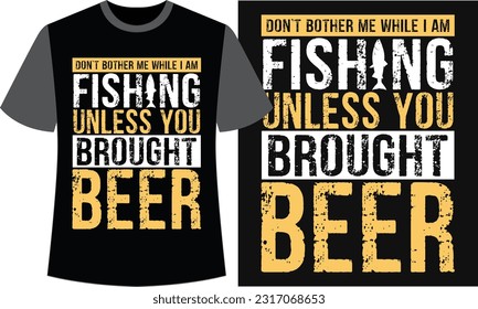 Typography Fishing T-shirt Design. Fishing Vector design.