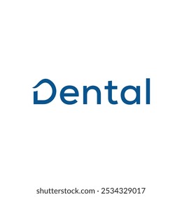 Typography Font Dental, Design Logo Inspiration.