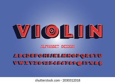 Typography fonts. Classic Lettering vector  Designs. vector illustration  Red  gradient style. Elegant alphabet letters font