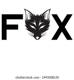 Typography FOX Logo for your business
