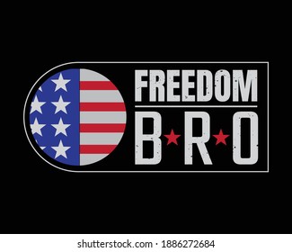 Typography freedom vector illustration. great for the design of t-shirts, shirts, hoodies, hats etc.