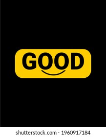 typography of good for company logo
