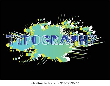 typography graphic design for clothing