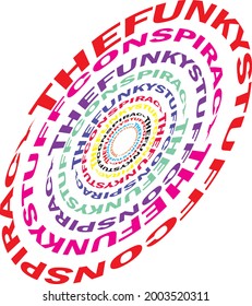 Ilustración de diseño plano gráfico de tipografía  