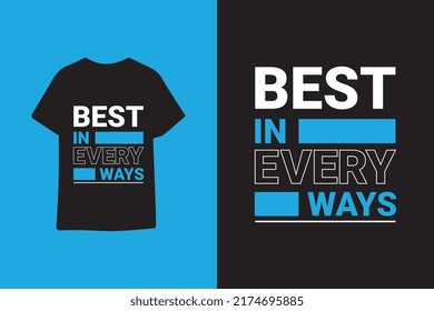 
Typography graphic quotes t shirt design premium vector illustration