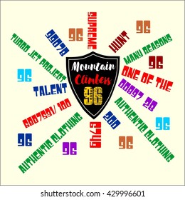 Typography Graphics, T-shirt Printing Design