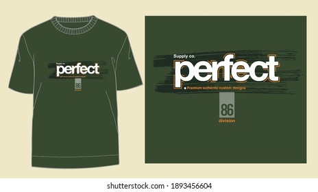 typography and grunge background for design concept t shirts