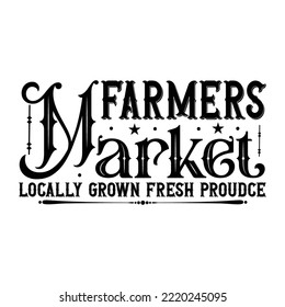 Typography Hand lettering Quote      Farm House Sign  Typographic design.Vector Illustration