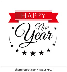 typography happy new year