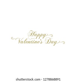 Typography: Happy Valentine's Day