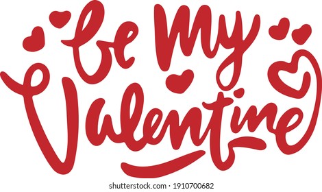 Typography of Happy Valentines day, Lettering valentines day, greeting card ideas, poster ideas, flyer, handwritten calligraphy text, Vector Illustration, romantic greeting card