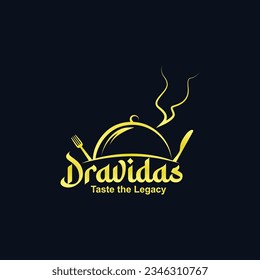 Logo del restaurante basado en íconos y tipografía