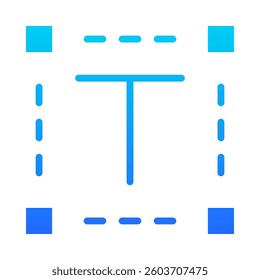 Typography Icon Element For Design