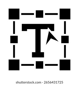 Typography Icon Element For Design