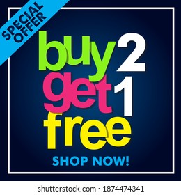 Typography idea for special offer promotion poster, vector illustration, special times, online marketing. Banner templates. Increase your business sales with this concept. Flat design. Full color