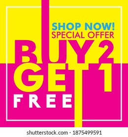 Typography idea for special offer promotion poster, vector illustration, special events, special times, online shop. Banner templates. Increase your business sales with this concept. Flat design