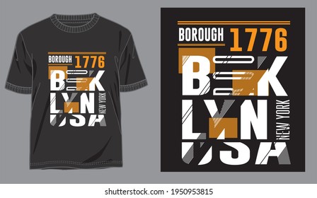typography and illustration poster for design t shirt concept