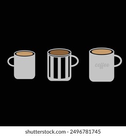 Typography inspirational coffee t-shirt design vector based print ready