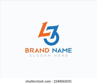 Vector de logotipo moderno tipo L3 