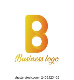 Typography letter business logo design