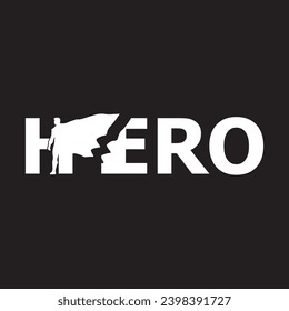 typography logo design, Hero logo design, Logo design
