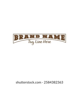 Typography Logo Design Idea For Brand