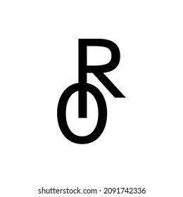 typography logo, simple, modern and cool initials logo