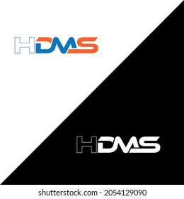 TYPOGRAPHY LOGO WITH SPECIAL CHARECTER H ,M, AND S 
