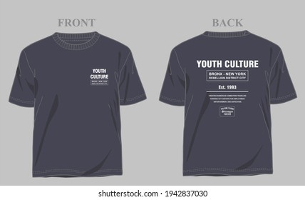 typography and logo vector for design t shirt concept