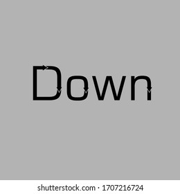 typografisches Logo vektor abstrakte Darstellung