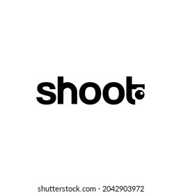 Typography Logo Word Shoot Stock Vector (Royalty Free) 2042903972 ...