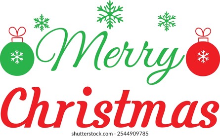 typography marry christmas t-shirt design