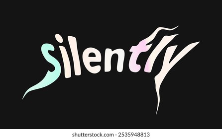 Typography Melting Font Vector Design, and Graphics Design For Tshirt, Streetwear, urban style, poster, and sticker