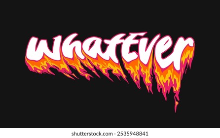 Typography Melting Font Vector Design, and Graphics Design For Tshirt, Streetwear, urban style, poster, and sticker
