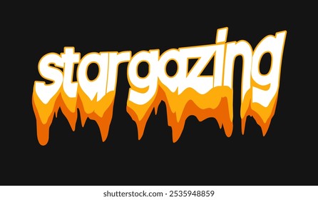Typography Melting Font Vector Design, and Graphics Design For Tshirt, Streetwear, urban style, poster, and sticker