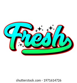 Typography Minimalis and Modern Simple Design, Color is Green and Tosca Commercial Use
