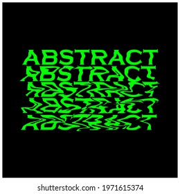 Typography Minimalis and Modern Simple Design, Color is Green V3 Commercial Use