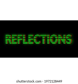 Typography Minimalis and Modern Simple Design, Color is Green V5 Commercial Use