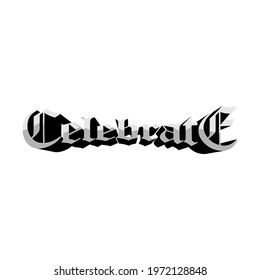 Typography Minimalis and Modern Simple Design, Color is Grey Commercial Use