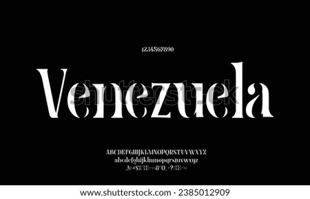 A typography minimalist style, modern slim monogram fonts with vector illustration. A modern sport, technology, fashion, digital, future creative alphabet font.