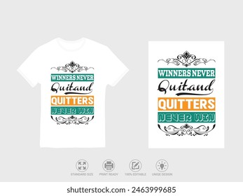  Typography Minimalist T-shirt Design, Motivational Typography T-shirt Design, 