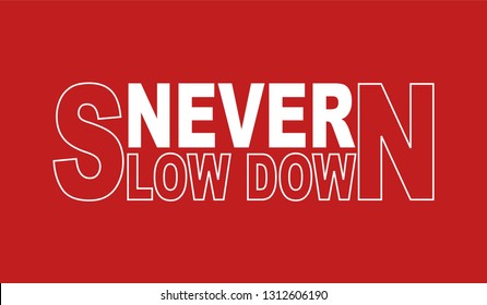Typography modern Fashion Slogan for T-shirt and apparels graphic vector Print. - Vektör