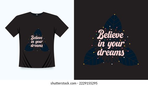 Typography modern t-shirt design template 