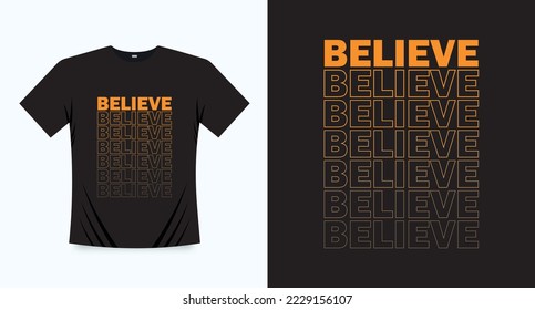 Typography modern t-shirt design template 