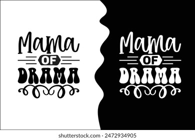 Typography mom t-shirt design vector