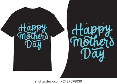 typography Mother's Day t shirt designe vector