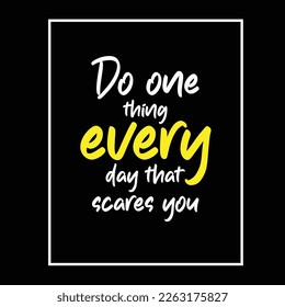 Typography Motivational quotes design in vector file