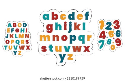 Typography Motivational Sticker vector Design