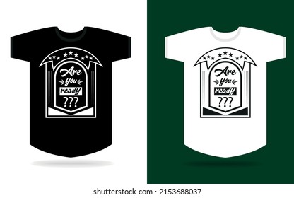 Typography motivational t-shirt design template.