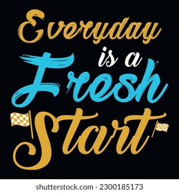 Typography motivational tshirt design vector design